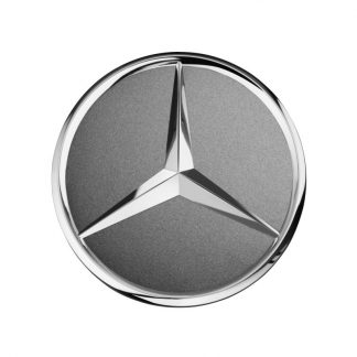 Mercedes-Benz Radnabendeckel grau Himalaya, Stern erhaben