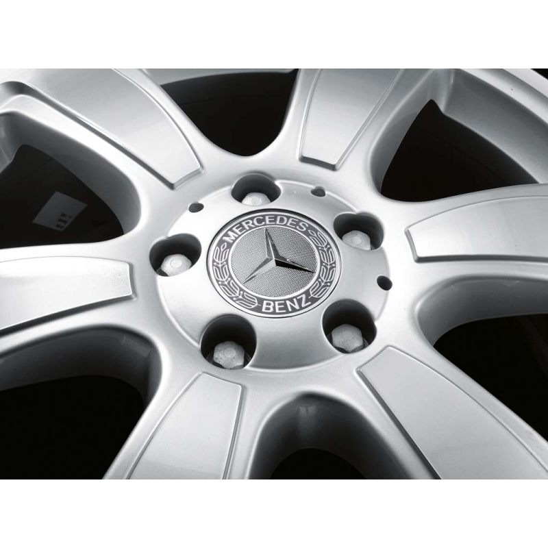 Mercedes-Benz Radnabenabdeckung, Stern mit Lorbeerkranz, klassisches Design Mercedes-Benz Radnabenabdeckung, Stern mit Lorbeerkranz, klassisches Design