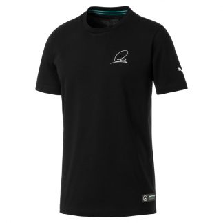 AMG Petronas Motorsport T-Shirt mit Lewis Hamilton Signatur für Herren