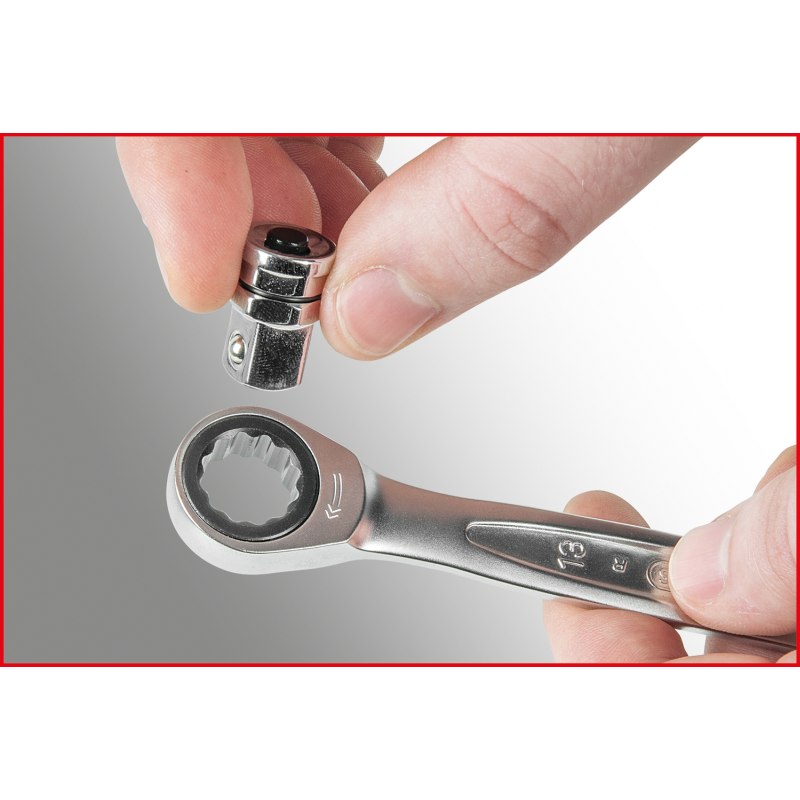 KS Tools GEARplus Ratschenringmaulschlüssel-Satz, 16-tlg. KS Tools GEARplus Ratschenringmaulschlüssel-Satz, 16-tlg.