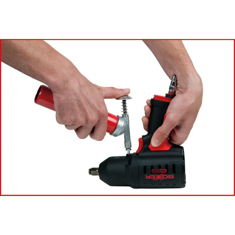 KS Tools 1/2" BOXXER Hochleistungs-Druckluft-Schlagschrauber 1.290 Nm KS Tools 1/2" BOXXER Hochleistungs-Druckluft-Schlagschrauber 1.290 Nm