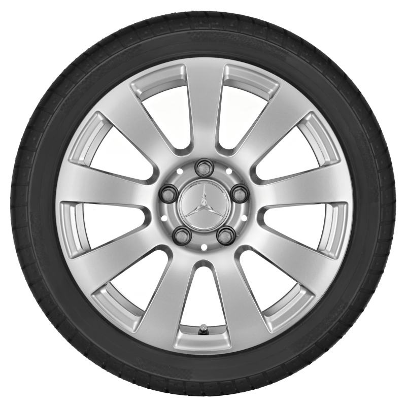 Alufelge Mercedes-Benz, E-Klasse, SLK, 16 Zoll, 9-Speichen Design Alufelge Mercedes-Benz, E-Klasse, SLK, 16 Zoll, 9-Speichen Design