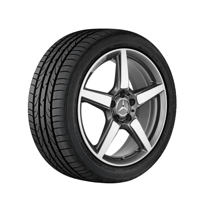 AMG 18 Zoll Winterkompletträder Satz, SLC / SLK R172, 5-Speichen Design AMG 18 Zoll Winterkompletträder Satz, SLC / SLK R172, 5-Speichen Design