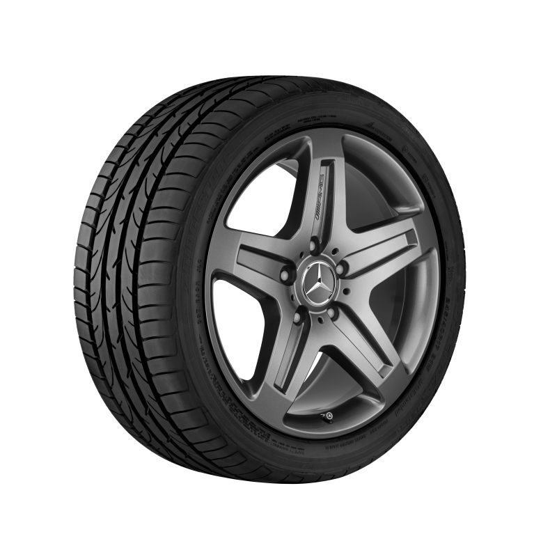 AMG Alufelge 19 Zoll, G-Klasse W463, G63 AMG, 5-Speichen-Design AMG Alufelge 19 Zoll, G-Klasse W463, G63 AMG, 5-Speichen-Design