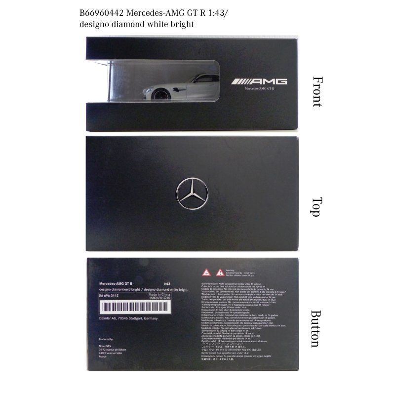 Mercedes-AMG GT R, Coupé Modellauto, Maßstab 1:43 Mercedes-AMG GT R, Coupé Modellauto, Maßstab 1:43