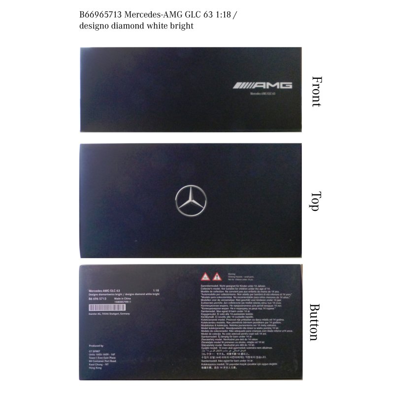 Mercedes-AMG GLC 63 SUV, Modellauto, Maßstab 1:18 Mercedes-AMG GLC 63 SUV, Modellauto, Maßstab 1:18