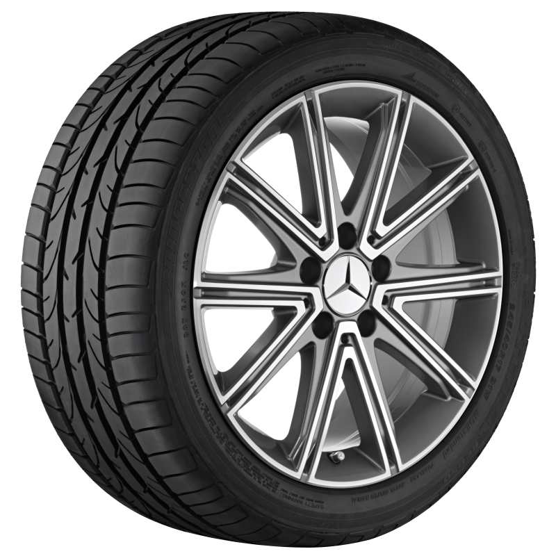 Mercedes-Benz Sommerkompletträder Satz, 17 Zoll, SLK-SLC R172, 10-Speichen Design Mercedes-Benz Sommerkompletträder Satz, 17 Zoll, SLK-SLC R172, 10-Speichen Design