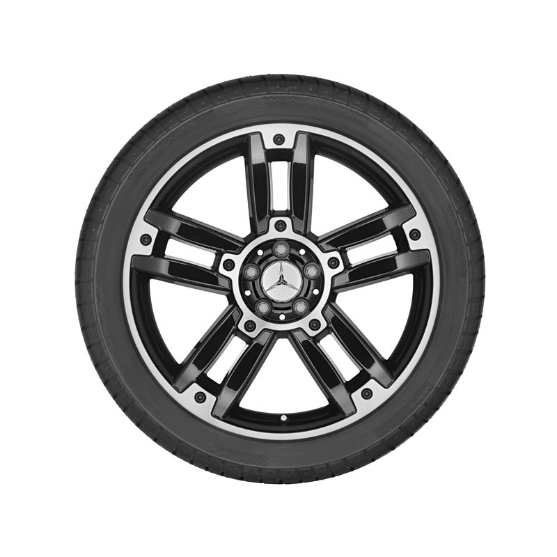 Mercedes-Benz Alufelge, 20 Zoll, GLK X204, 5-Doppelspeichen-Design, Bigawa Mercedes-Benz Alufelge, 20 Zoll, GLK X204, 5-Doppelspeichen-Design, Bigawa