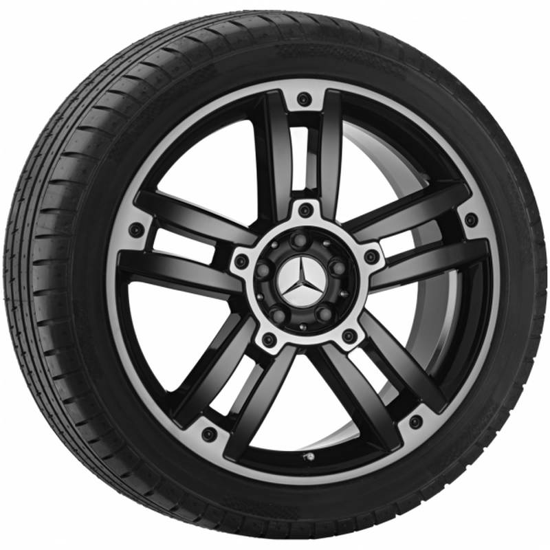 Mercedes-Benz Alufelge, 20 Zoll, GLK X204, 5-Doppelspeichen-Design, Bigawa Mercedes-Benz Alufelge, 20 Zoll, GLK X204, 5-Doppelspeichen-Design, Bigawa