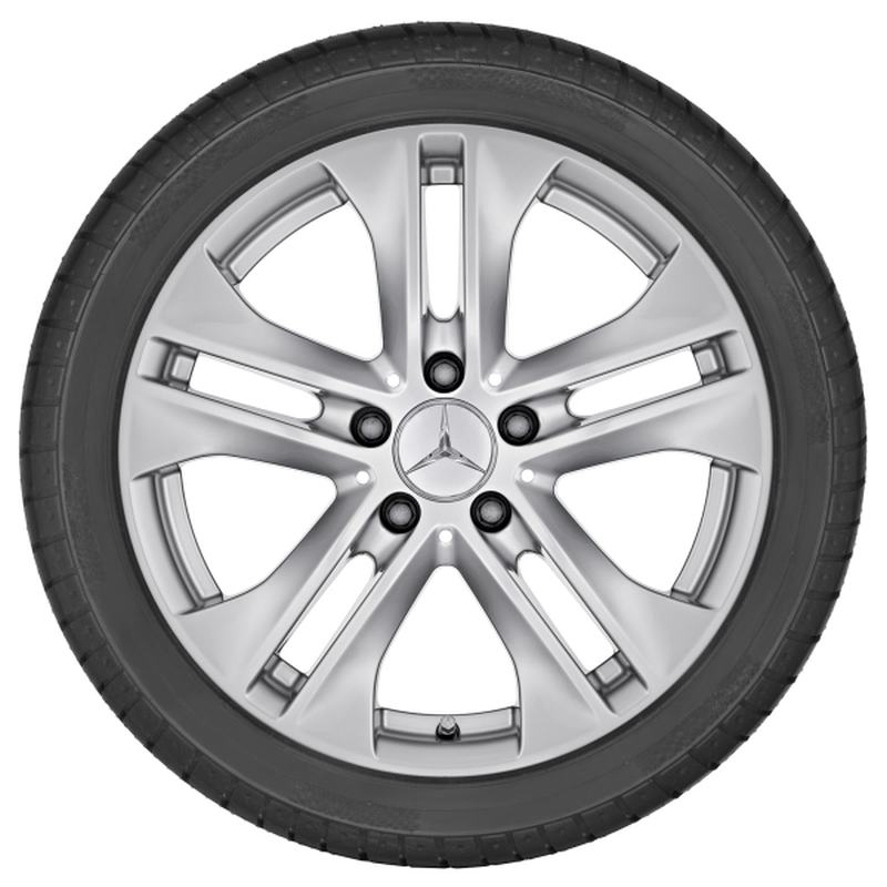 Mercedes-Benz Sommerkompletträder Satz, 17 Zoll, E-Klasse S212, W212, 5-Doppelspeichen Design Mercedes-Benz Sommerkompletträder Satz, 17 Zoll, E-Klasse S212, W212, 5-Doppelspeichen Design