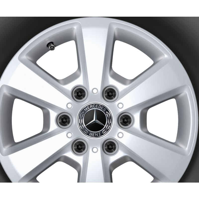 Mercedes-Benz Sommerkompletträder Satz, 16 Zoll, Sprinter 907, 6-Speichen-Design Mercedes-Benz Sommerkompletträder Satz, 16 Zoll, Sprinter 907, 6-Speichen-Design
