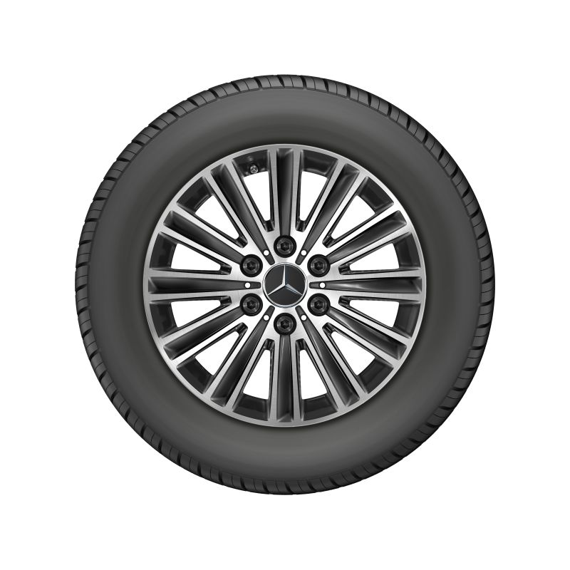 Mercedes-Benz Alufelge, 17 Zoll, Sprinter BR907, 12-Speichen-Design Mercedes-Benz Alufelge, 17 Zoll, Sprinter BR907, 12-Speichen-Design