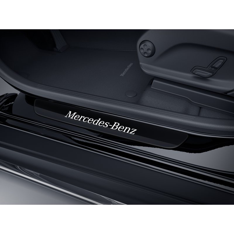 Mercedes-Benz Einstiegsleiste, beleuchtet, vorne, Wechselcover, einteilig, EQC, GLC Mercedes-Benz Einstiegsleiste, beleuchtet, vorne, Wechselcover, einteilig, EQC, GLC