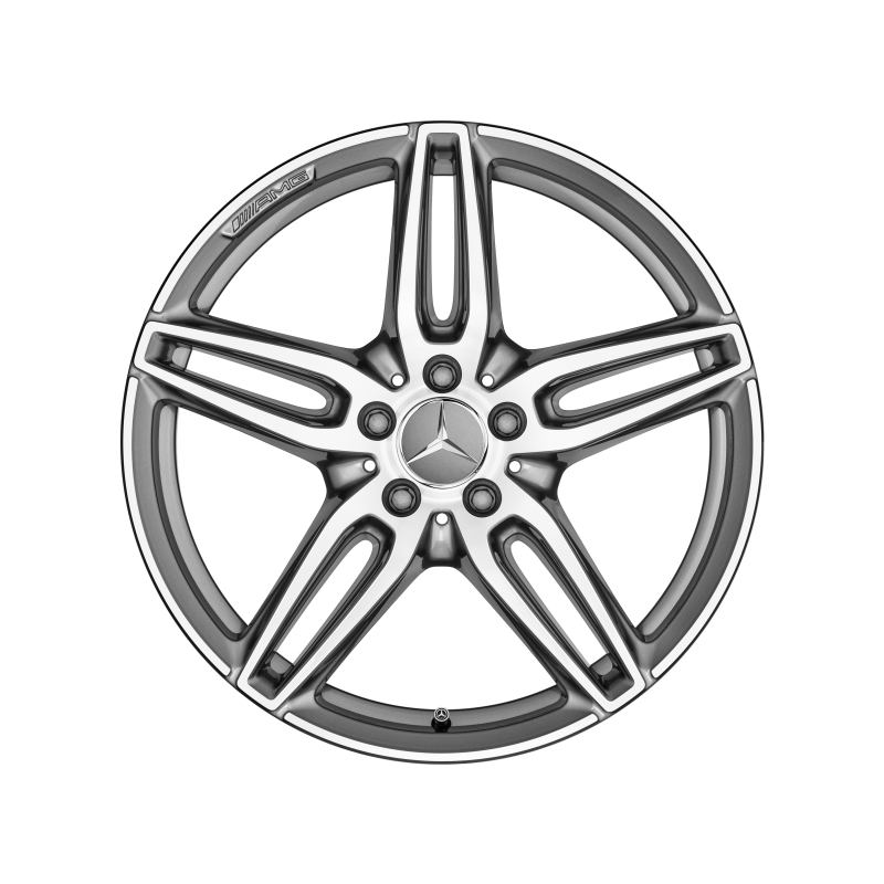 Mercedes-Benz AMG Alufelge, 5-Doppelspeichen-Design, 18 Zoll, A-Klasse, B-Klasse, CLA Mercedes-Benz AMG Alufelge, 5-Doppelspeichen-Design, 18 Zoll, A-Klasse, B-Klasse, CLA