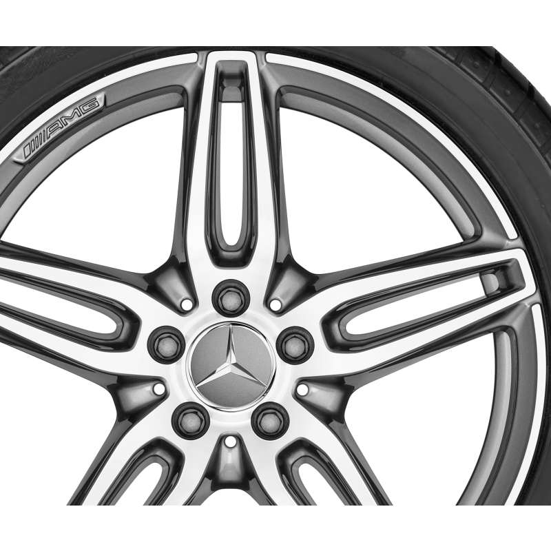 Mercedes-Benz AMG Alufelge, 5-Doppelspeichen-Design, 18 Zoll, A-Klasse, B-Klasse, CLA Mercedes-Benz AMG Alufelge, 5-Doppelspeichen-Design, 18 Zoll, A-Klasse, B-Klasse, CLA