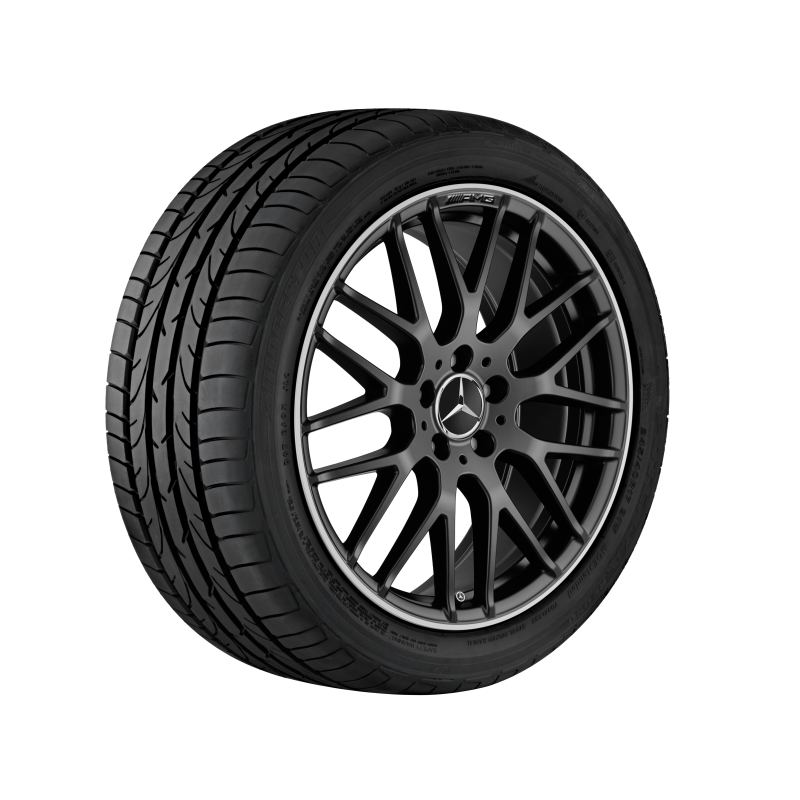 Mercedes-Benz AMG Alufelge, Kreuzspeichen-Design, 19 Zoll, A-Klasse, CLA Mercedes-Benz AMG Alufelge, Kreuzspeichen-Design, 19 Zoll, A-Klasse, CLA