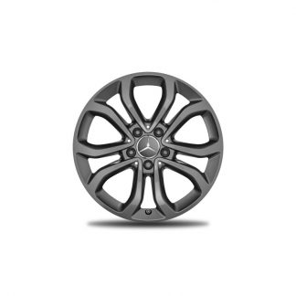 Mercedes-Benz Alufelge, 5-Doppelspeichen-Design, 17 Zoll, C-Klasse Mercedes-Benz Alufelge, 5-Doppelspeichen-Design, 17 Zoll, C-Klasse
