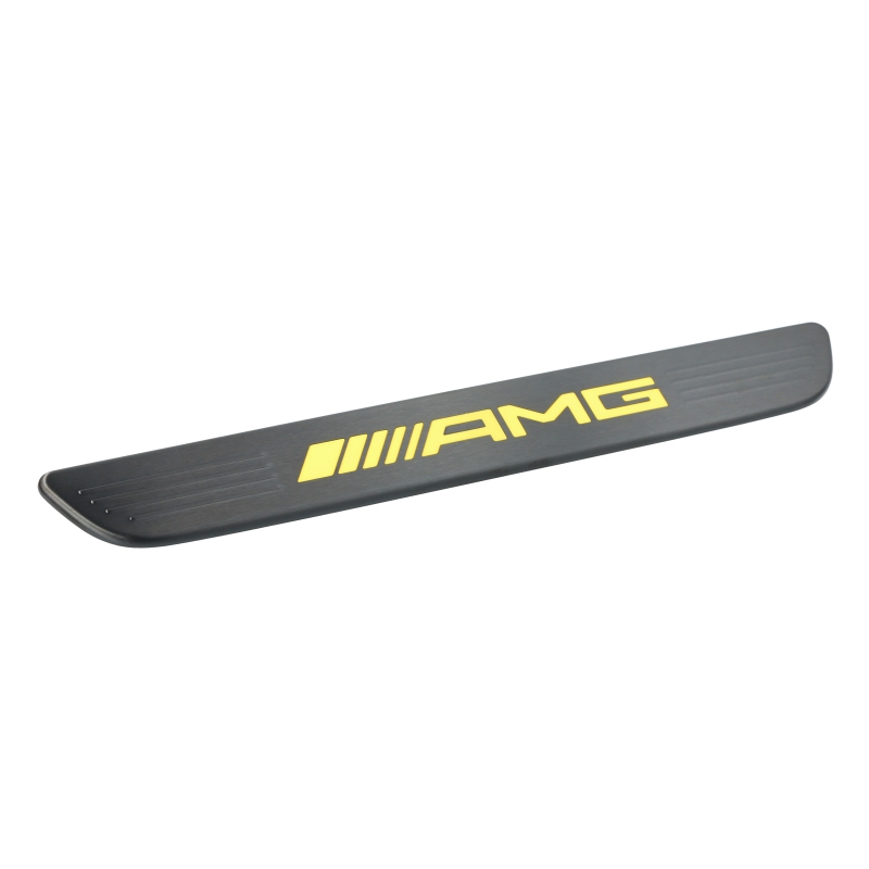 Mercedes-Benz AMG Einstiegsleiste, beleuchtet, vorne, Wechselcover, einteilig, AMG Schriftzug, EQC, GLC Mercedes-Benz AMG Einstiegsleiste, beleuchtet, vorne, Wechselcover, einteilig, AMG Schriftzug, EQC, GLC