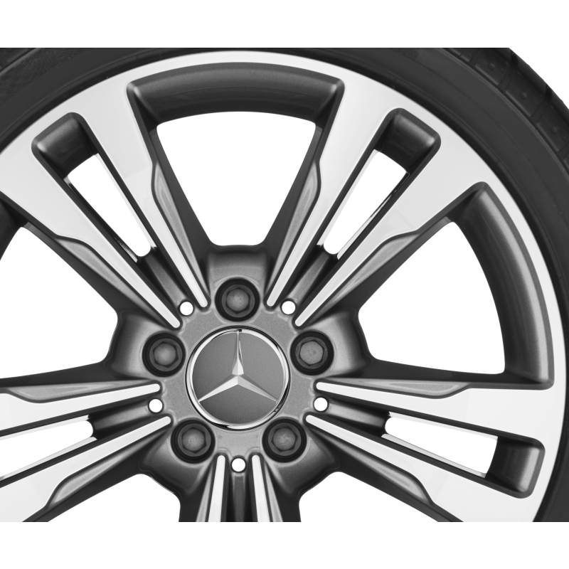 Mercedes-Benz Alufelge, 5-Doppelspeichen-Design, 17 Zoll, E-Klasse Mercedes-Benz Alufelge, 5-Doppelspeichen-Design, 17 Zoll, E-Klasse