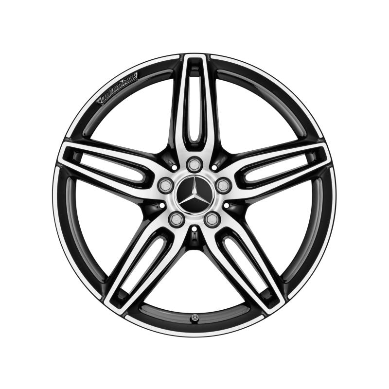 Mercedes-Benz AMG Alufelge, 5-Doppelspeichen-Design, 19 Zoll, E-Klasse Mercedes-Benz AMG Alufelge, 5-Doppelspeichen-Design, 19 Zoll, E-Klasse