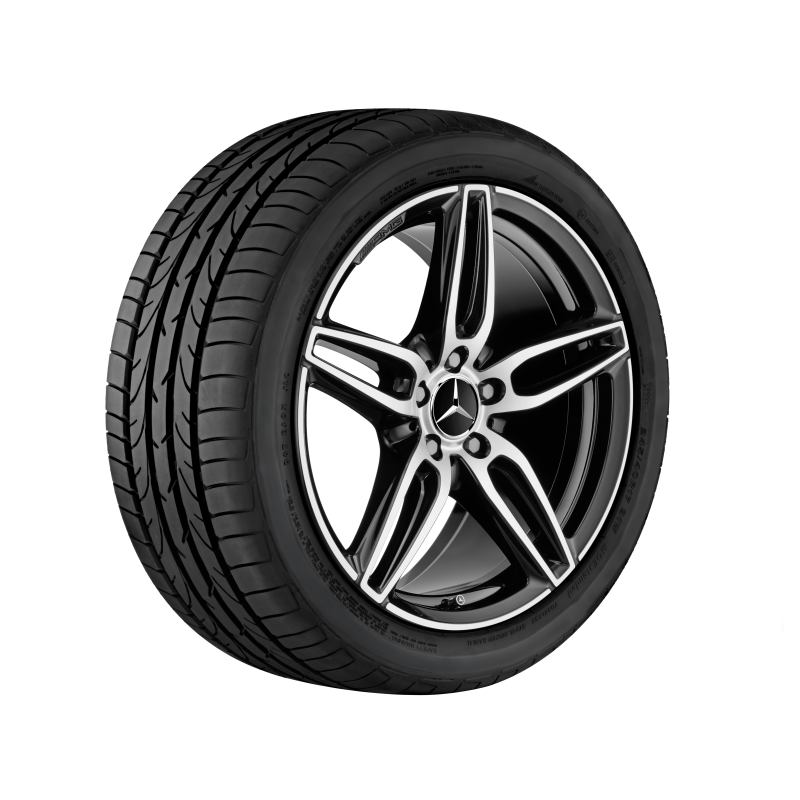 Mercedes-Benz AMG Alufelge, 5-Doppelspeichen-Design, 19 Zoll, E-Klasse Mercedes-Benz AMG Alufelge, 5-Doppelspeichen-Design, 19 Zoll, E-Klasse