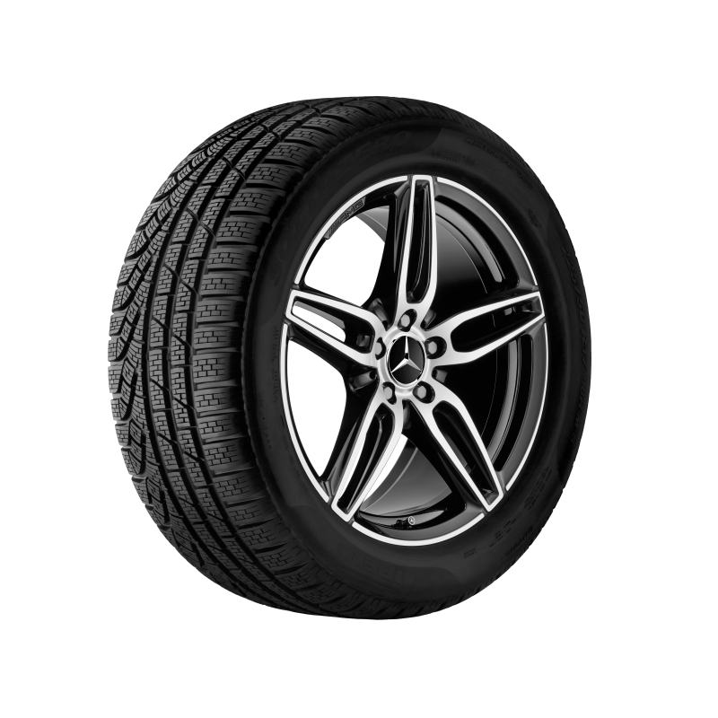 Mercedes-Benz AMG Alufelge, 5-Doppelspeichen-Design, 19 Zoll, E-Klasse Mercedes-Benz AMG Alufelge, 5-Doppelspeichen-Design, 19 Zoll, E-Klasse