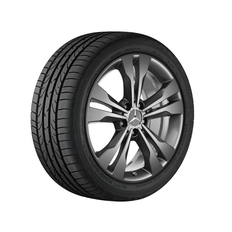 Mercedes-Benz Alufelge, 5-Doppelspeichen-Design, 18 Zoll, A-Klasse, B-Klasse, CLA Mercedes-Benz Alufelge, 5-Doppelspeichen-Design, 18 Zoll, A-Klasse, B-Klasse, CLA