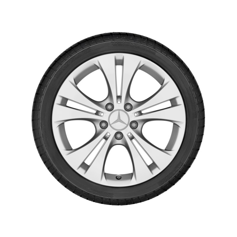 Mercedes-Benz Alufelge, 5-Doppelspeichen-Design, 17 Zoll, A-Klasse, B-Klasse, CLA Mercedes-Benz Alufelge, 5-Doppelspeichen-Design, 17 Zoll, A-Klasse, B-Klasse, CLA