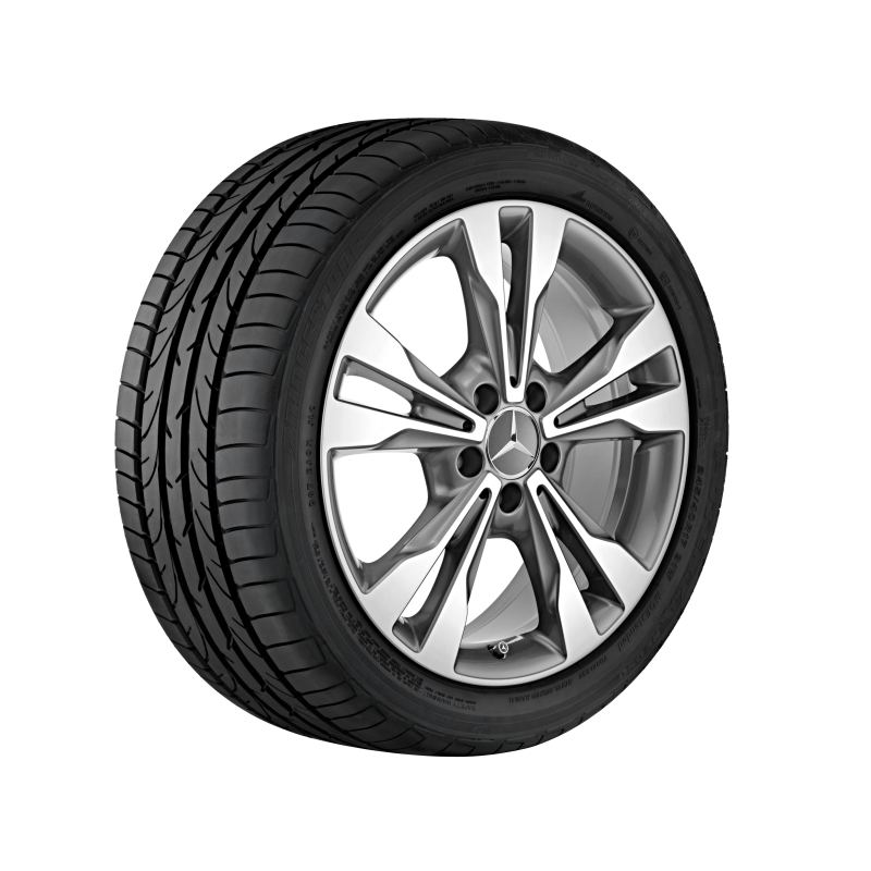 Mercedes-Benz Alufelge, 18 Zoll, V-Klasse/ EQV, Vito/ eVito, 5-Doppelspeichen-Design Mercedes-Benz Alufelge, 18 Zoll, V-Klasse/ EQV, Vito/ eVito, 5-Doppelspeichen-Design