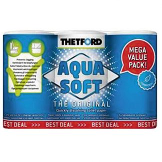 Toilettenpapier Aqua Soft 6 Rollen Toilettenpapier Aqua Soft 6 Rollen