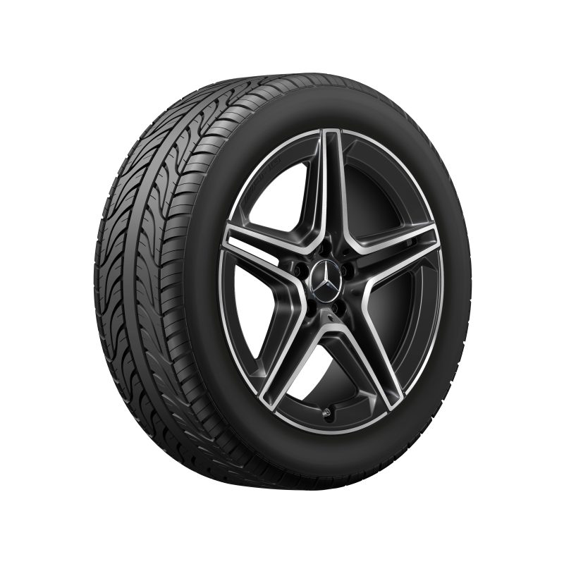 AMG Winterkompletträder Satz, 19 Zoll, GLA, GLB, 5-Doppelspeichen-Design AMG Winterkompletträder Satz, 19 Zoll, GLA, GLB, 5-Doppelspeichen-Design