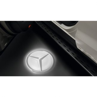 LED Projektor Mercedes Stern, 2-teilig