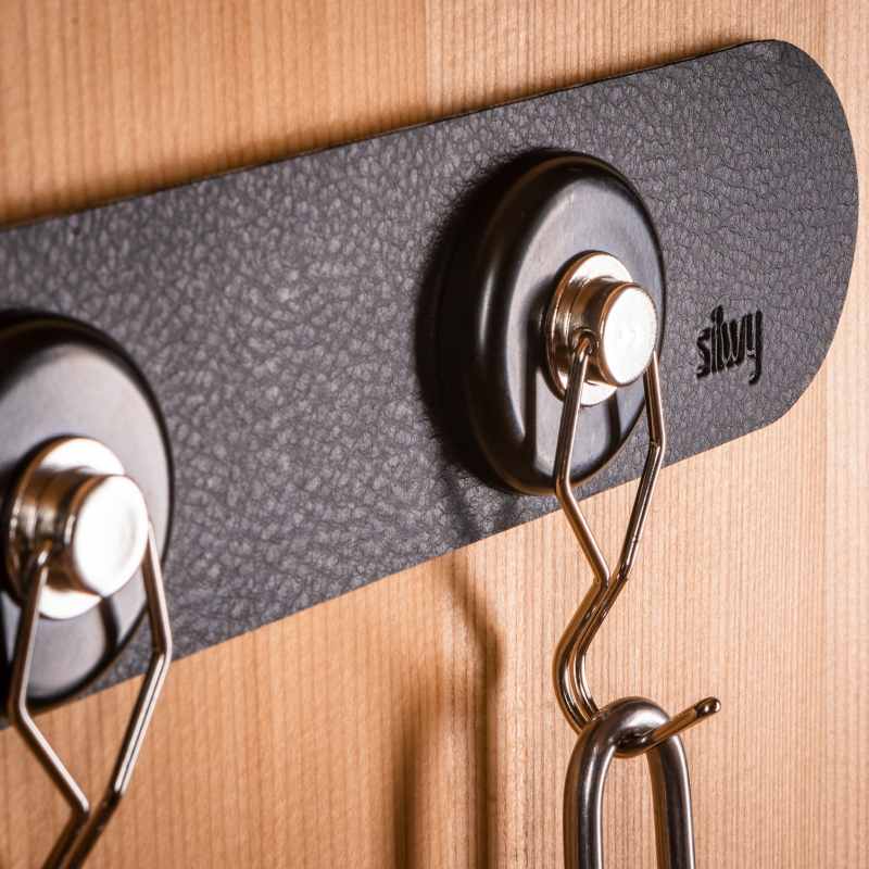 Silwy Metall-Nano-Gel-Platzset groß mit Leder-Coating BLACK Silwy Metall-Nano-Gel-Platzset groß mit Leder-Coating BLACK