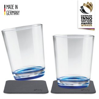 Silwy Magnet-Trinkbecher (2er-Set), Lui Blue Silwy Magnet-Trinkbecher (2er-Set), Lui Blue