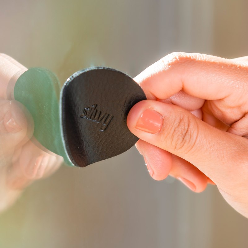 Silwy Metall-Nano-Gel-Platzset groß mit Leder-Coating BLACK Silwy Metall-Nano-Gel-Platzset groß mit Leder-Coating BLACK