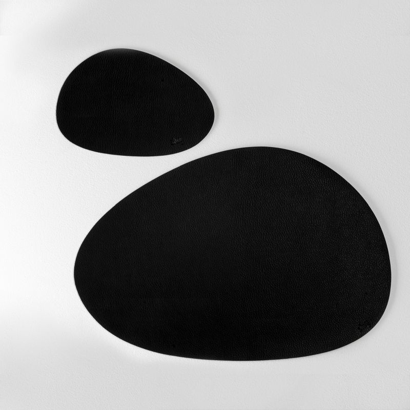 Silwy Metall-Nano-Gel-Platzset groß mit Leder-Coating BLACK Silwy Metall-Nano-Gel-Platzset groß mit Leder-Coating BLACK