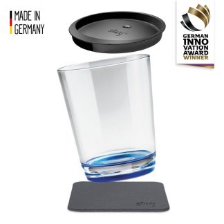 Silwy Magnet-Trinkbecher Triple, Lui Blue Silwy Magnet-Trinkbecher Triple, Lui Blue