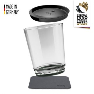 Silwy Magnet-Trinkbecher Triple, Pearl Grey Silwy Magnet-Trinkbecher Triple, Pearl Grey