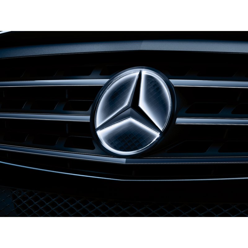 Mercedes-Benz, Stern beleuchtet, Dekorteil Mercedes-Benz, Stern beleuchtet, Dekorteil