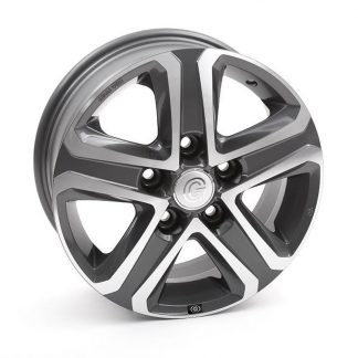 HYMER Alufelge, GOLDSCHMITT, 16 Zoll, anthrazit glänzend HYMER Alufelge, GOLDSCHMITT, 16 Zoll, anthrazit glänzend