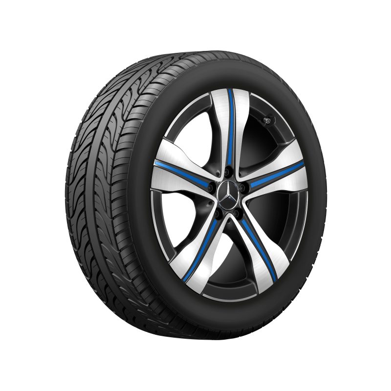 Mercedes-Benz 19 Zoll Alufelge, EQA H243, 5-Speichen Design Mercedes-Benz 19 Zoll Alufelge, EQA H243, 5-Speichen Design