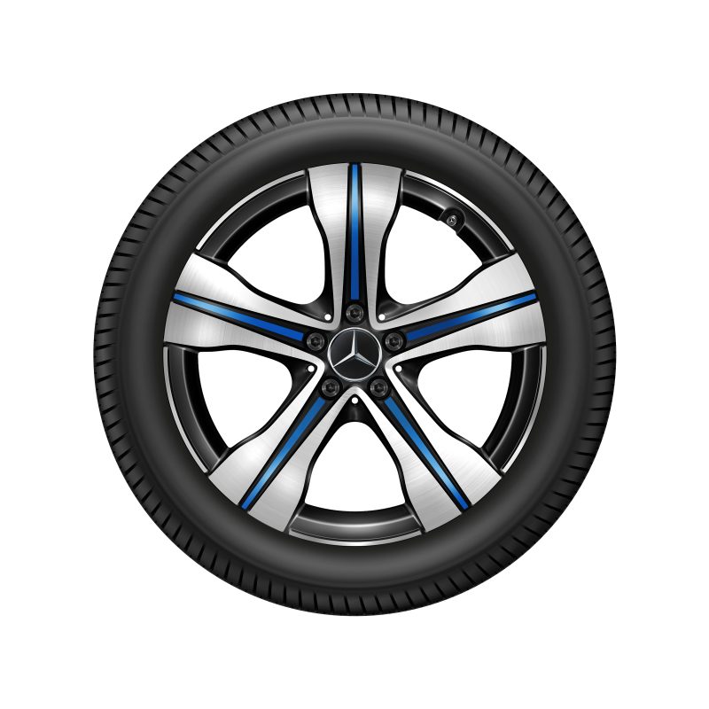 Mercedes-Benz 19 Zoll Alufelge, EQA H243, 5-Speichen Design Mercedes-Benz 19 Zoll Alufelge, EQA H243, 5-Speichen Design