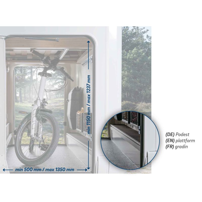 HYMER Bike Carrier für 2 Räder - Fiat Version HYMER Bike Carrier für 2 Räder - Fiat Version