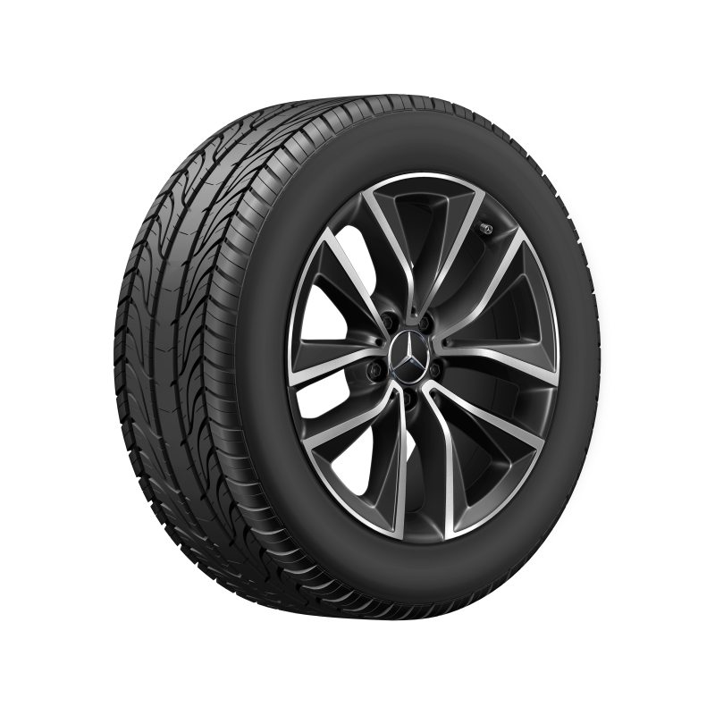 Mercedes-Benz 17 Zoll Alufelge, C-Klasse W206, 10-Speichen Design Mercedes-Benz 17 Zoll Alufelge, C-Klasse W206, 10-Speichen Design