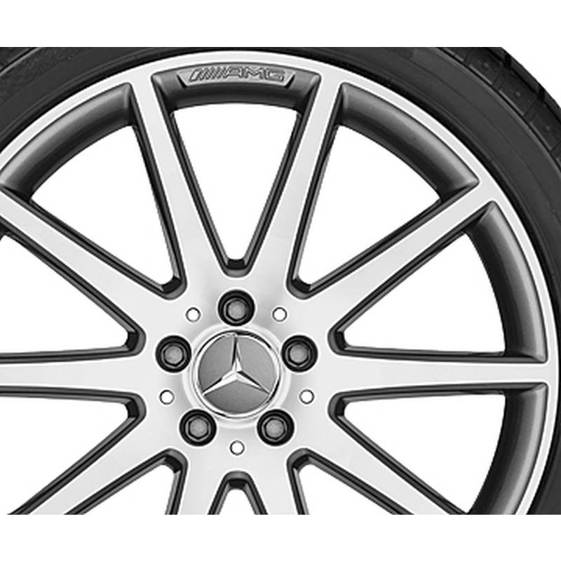 AMG Alufelge 19 Zoll, GLC C253, X253, 5-Speichen-Design AMG Alufelge 19 Zoll, GLC C253, X253, 5-Speichen-Design