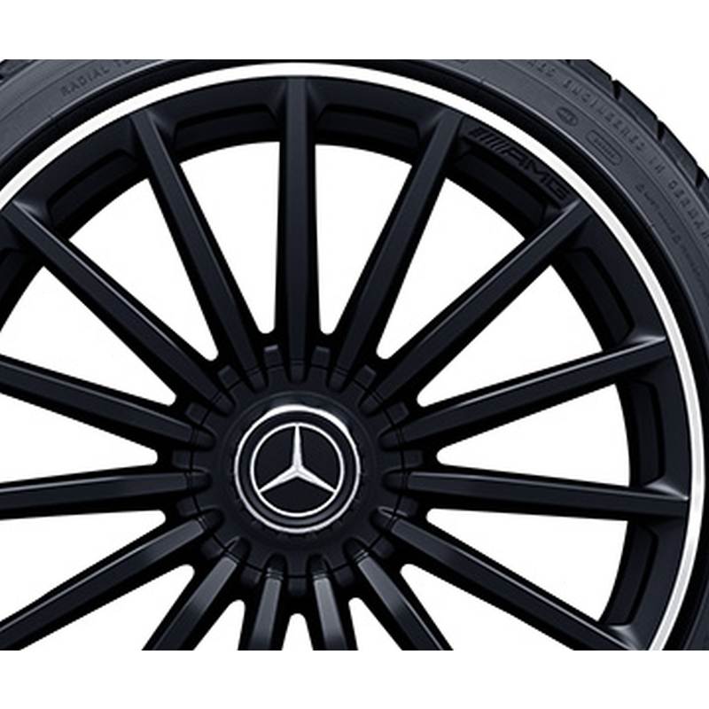 AMG Alufelge 20 Zoll, AMG GT X290, Vielspeichen-Design, Felgenhorn glanzgedreht AMG Alufelge 20 Zoll, AMG GT X290, Vielspeichen-Design, Felgenhorn glanzgedreht