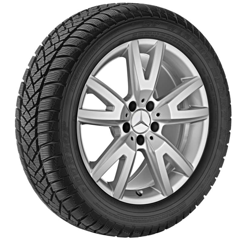 Mercedes-Benz Winterkompletträder Satz, 18 Zoll, CLS C218/X218, 5-Doppelspeichen-Design Mercedes-Benz Winterkompletträder Satz, 18 Zoll, CLS C218/X218, 5-Doppelspeichen-Design