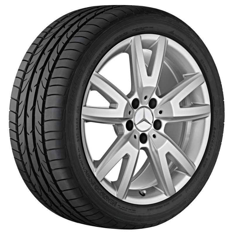 Mercedes-Benz Alufelge, 18 Zoll, CLS C218/X218, 5-Doppelspeichen-Design Mercedes-Benz Alufelge, 18 Zoll, CLS C218/X218, 5-Doppelspeichen-Design