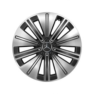 Mercedes-Benz Alufelge, 19 Zoll, EQS, 5-Speichen-Design mit Zusatzspeichen, Aero