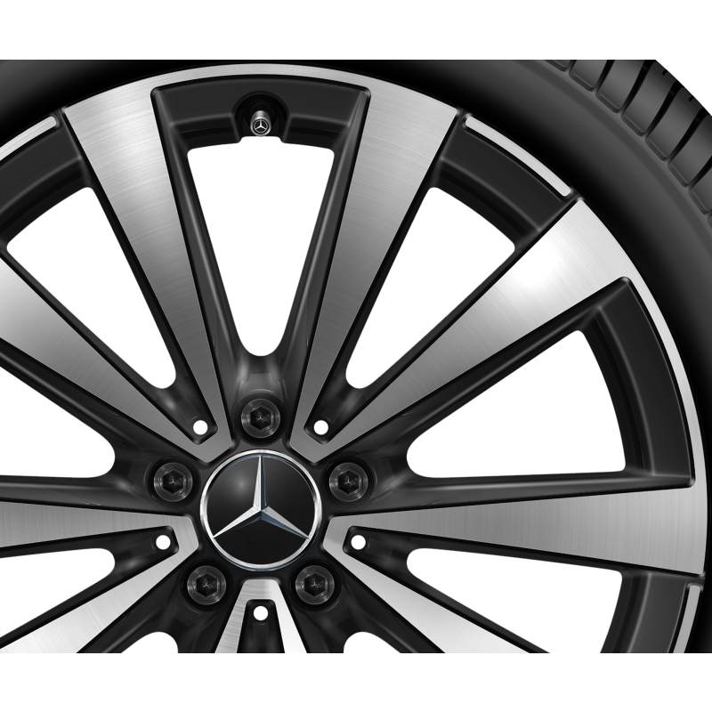 Mercedes-Benz Sommerkompletträder Satz, 20 Zoll, EQS V297, 5-Doppelspeichen-Design Mercedes-Benz Sommerkompletträder Satz, 20 Zoll, EQS V297, 5-Doppelspeichen-Design